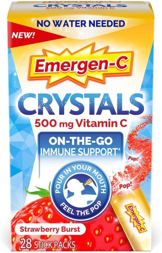 Strawberry Burst 28 Stickpacks Pack of 2 Vitamin C Supplement T45264