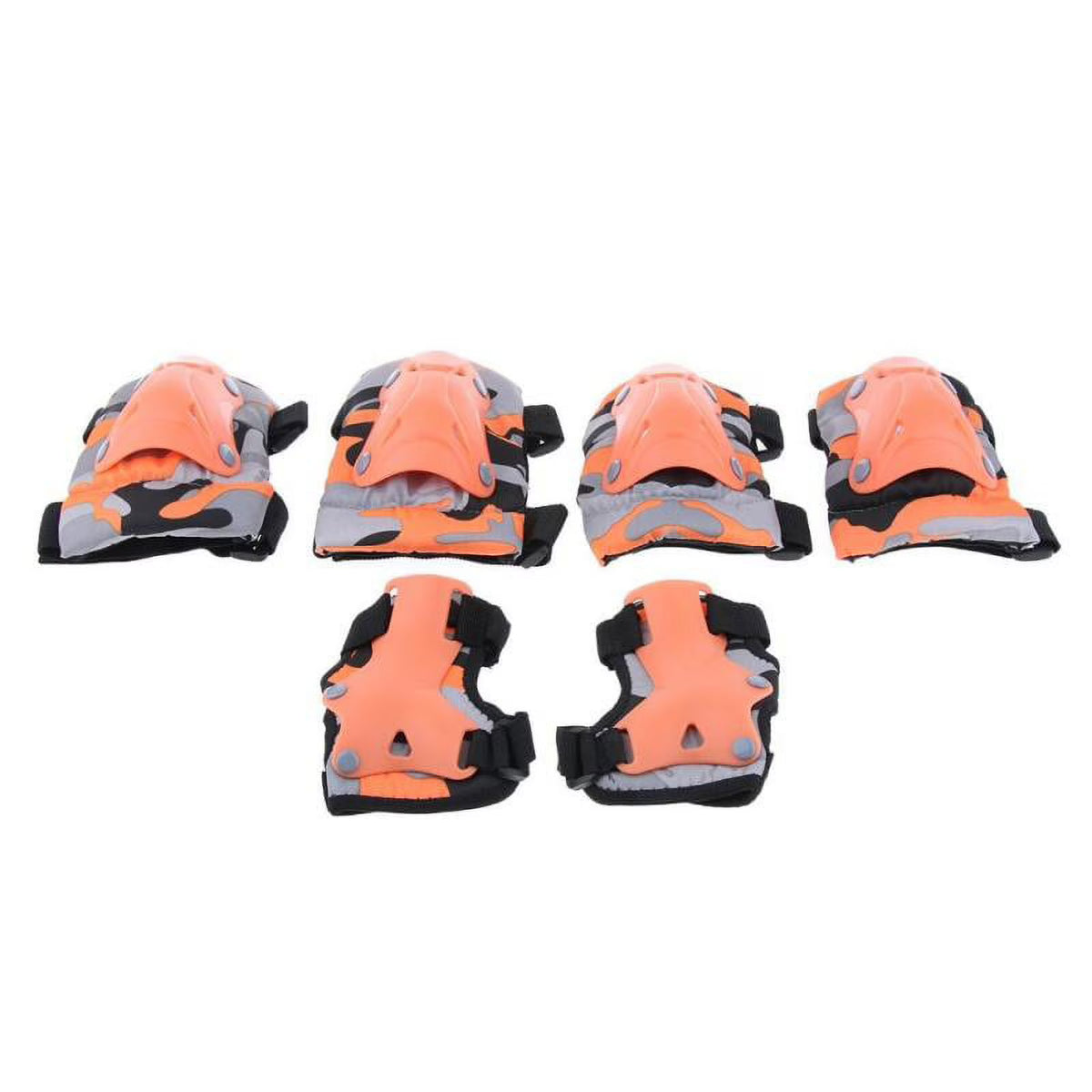 Orange Knee Elbow Hand Pads Set U721