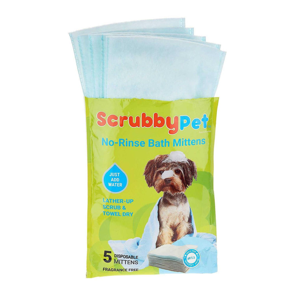 No Rinse Pet Bath Mittens J7372