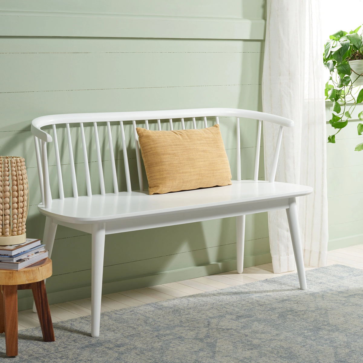 Spindle Bench, White M81533