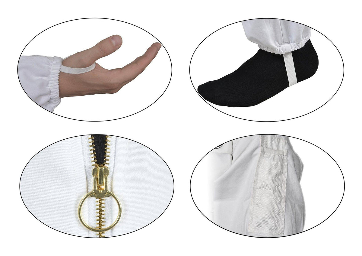 Polycotton Beekeeping Suit with Square Veil (Small) A59905