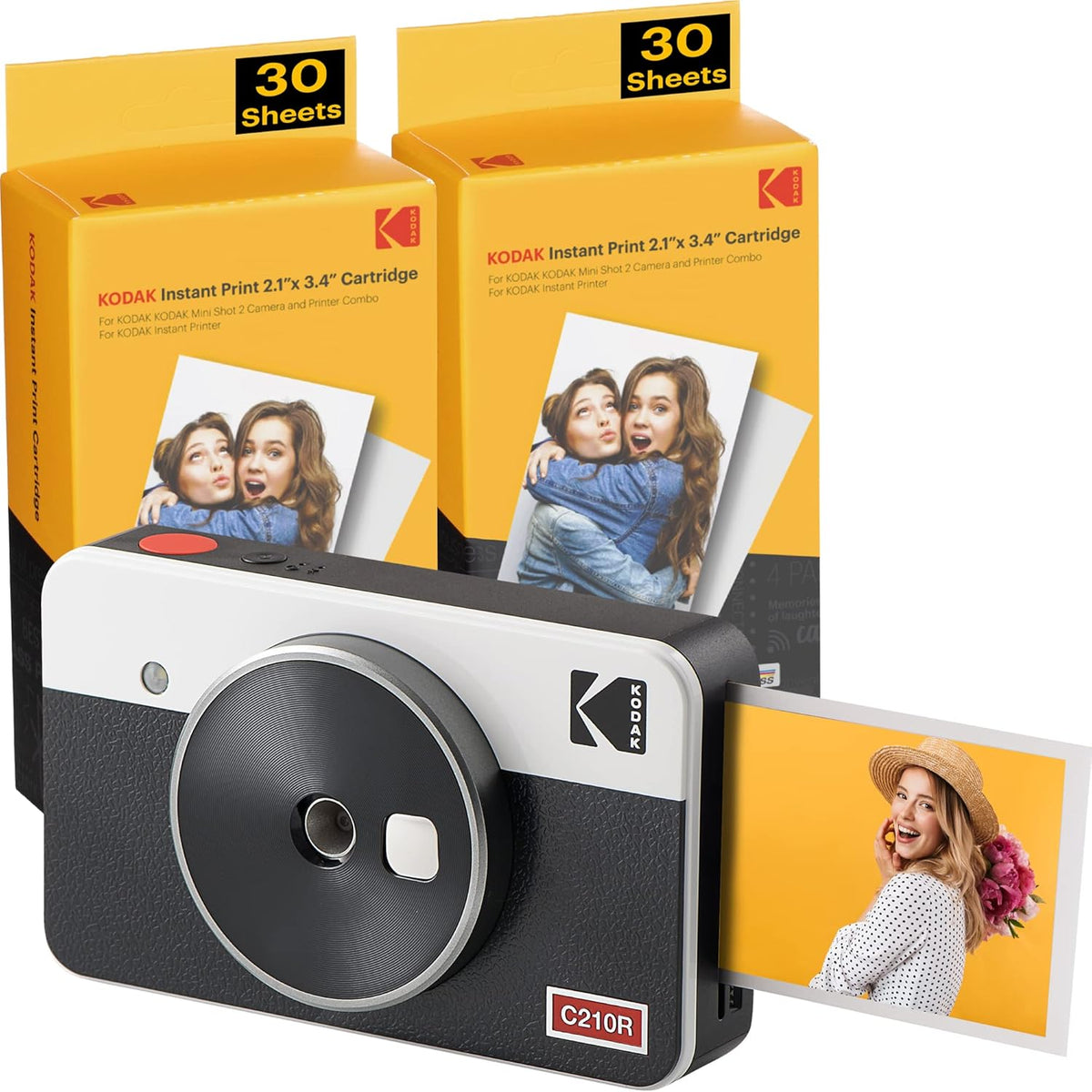 Portable Wireless Instant Camera & Photo Printer A408