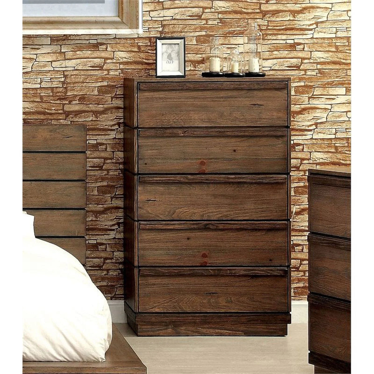 Solid Wood 5-Drawer Chest M39100
