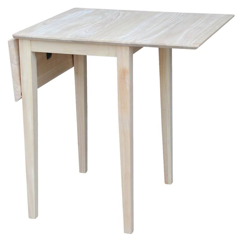 Unfinished Drop Leaf Folding Dining Table O725