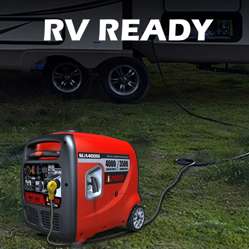 4,000-Watt Portable Inverter Generator Gas Powered C416433