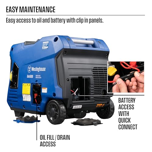 5000 Peak Watt Dual Fuel Portable Inverter Generator Z46564