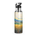 20 oz Insulated Stainless Steel Water Bottle with Straw Lid Q51447