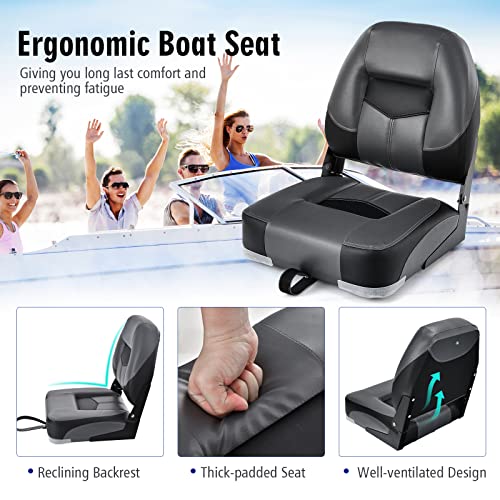 Folding High Back Boat Seats with Stainless Steel Screw P146