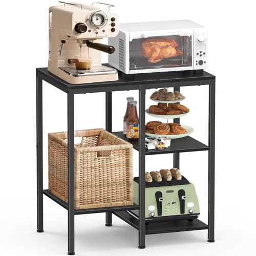 4-Tier Adjustable Metal Kitchen Storage Cart M45325