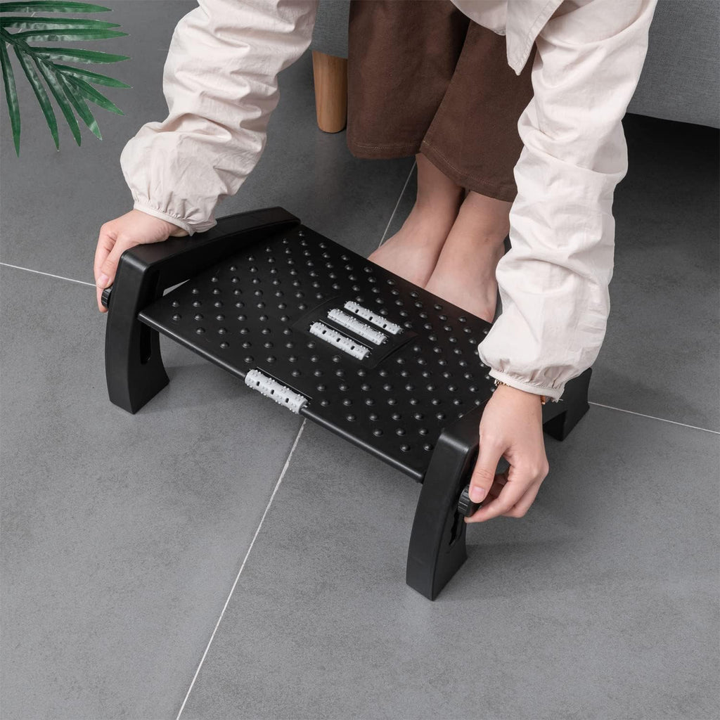 Adjustable Height Foot Rest with Massage Surface S83677