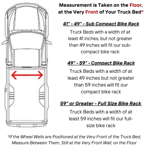 All-Aluminum Truck Bed 2 Bike Rack A6641