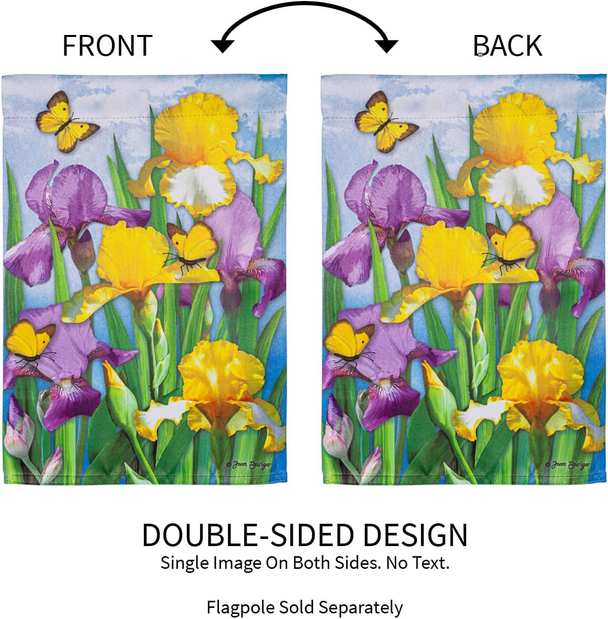 Suede Garden Flag 12x18 double sided I955683