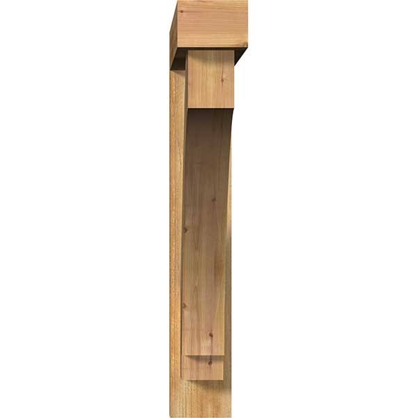 Rough Sawn Bracket with Offset Brace, Western Red Cedar U540897