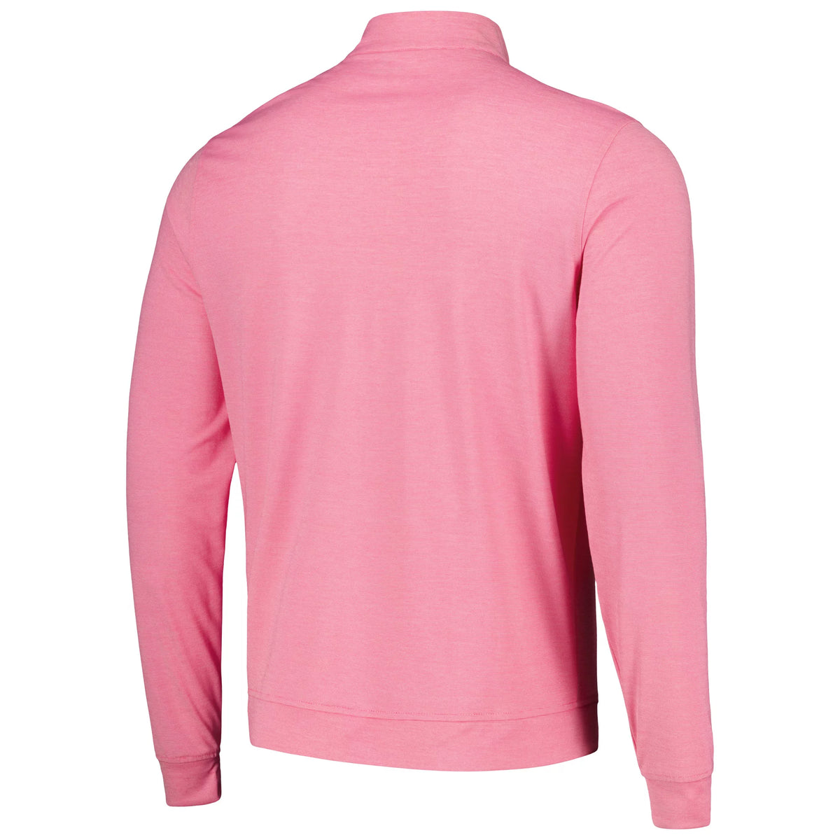Men's Pink Tri-Blend Half-Zip Top Q95859