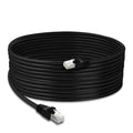 Cat6 Outdoor Ethernet Cable 250ft 23AWG Pure Copper FTP LLDPE Waterproof Direct Burial UV Resistant Q530