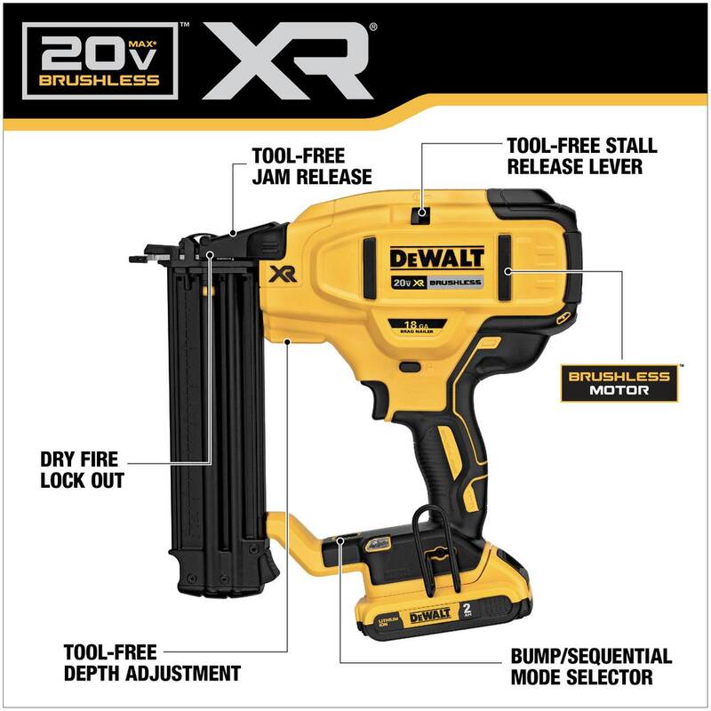 18-Gauge Cordless Brad Nailer Kit G6248