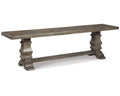 Rustic Brown Dining Bench P18126