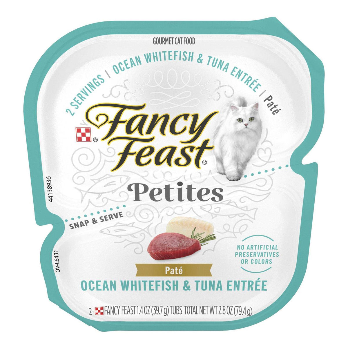 Ocean Whitefish & Tuna Pate Wet Cat Food S477