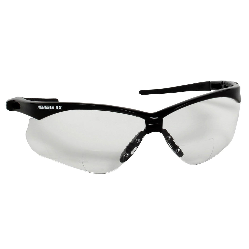 Black Frame Clear Lens Reader Safety Glasses, +3.0 Diopter, 12/Carton W564208