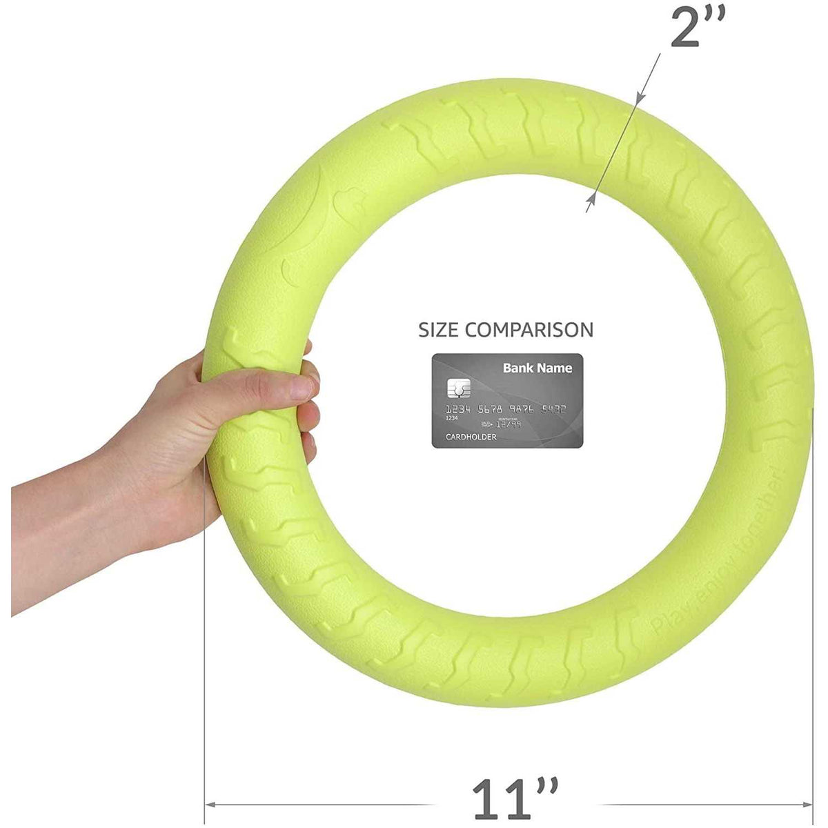 Dog Training Ring and Flying Disc Interactive Toy B992