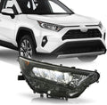 Black Bezel LED Headlights Housing Passenger Side Q69860