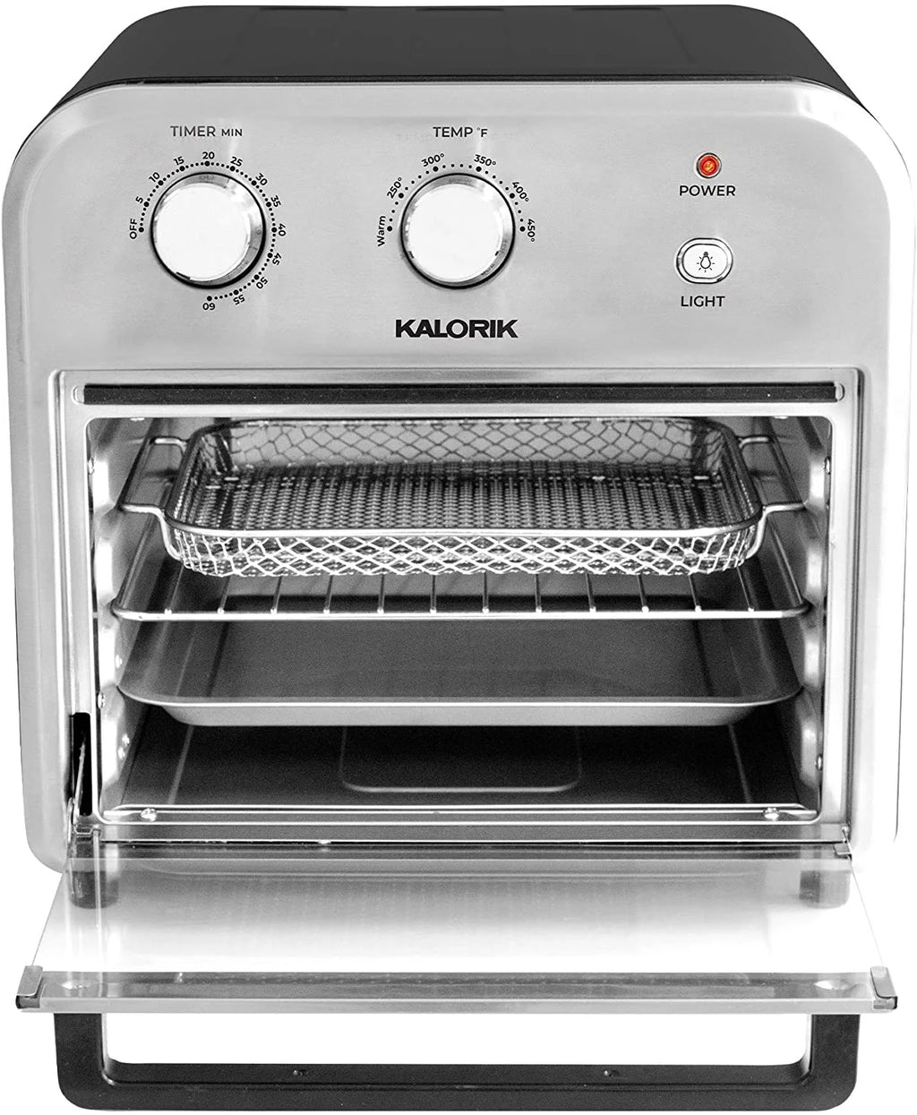 12 Quart Air Fryer Oven Black Stainless Steel P32919