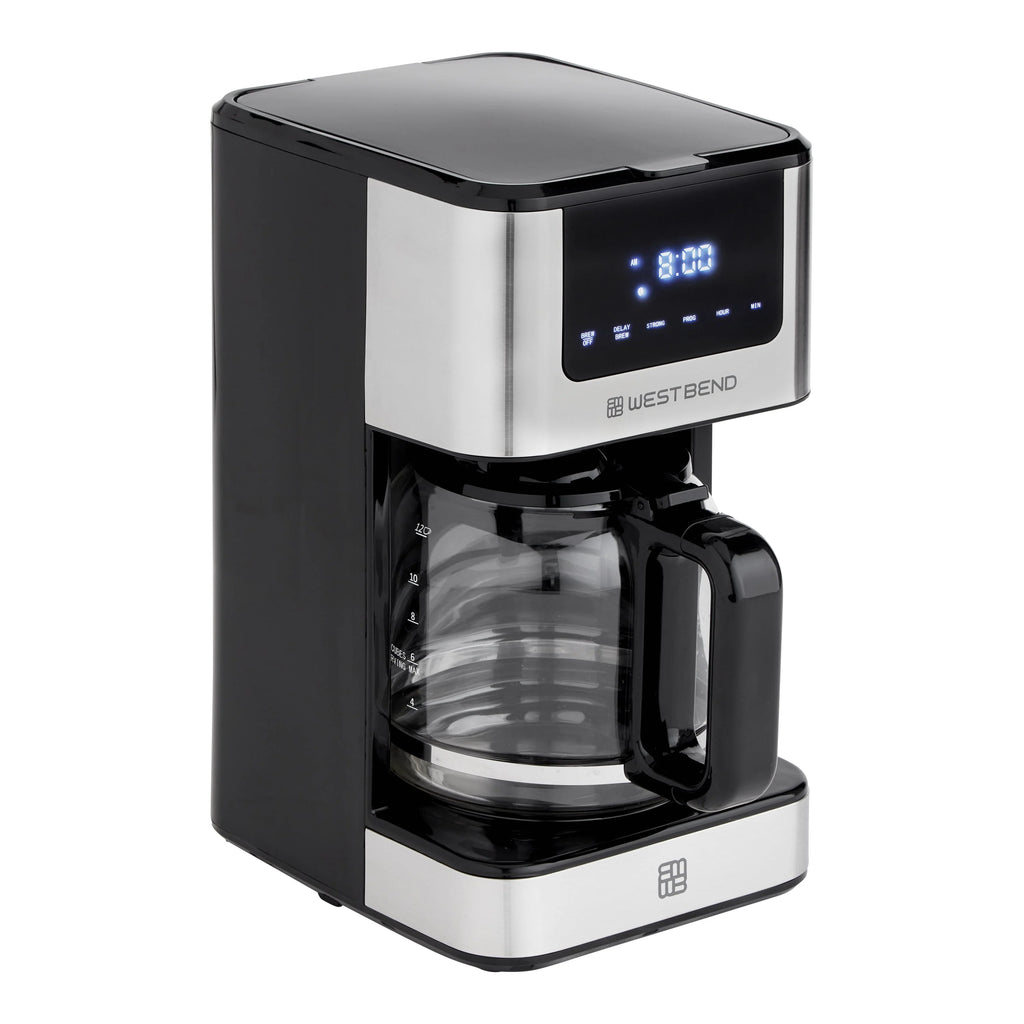 12 Cup Hot & Iced Stainless Steel Coffee Maker Z936953