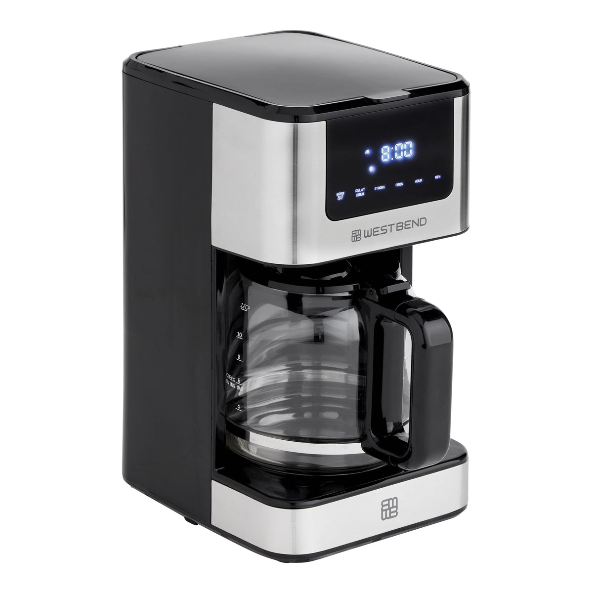 12 Cup Hot & Iced Stainless Steel Coffee Maker Z936953