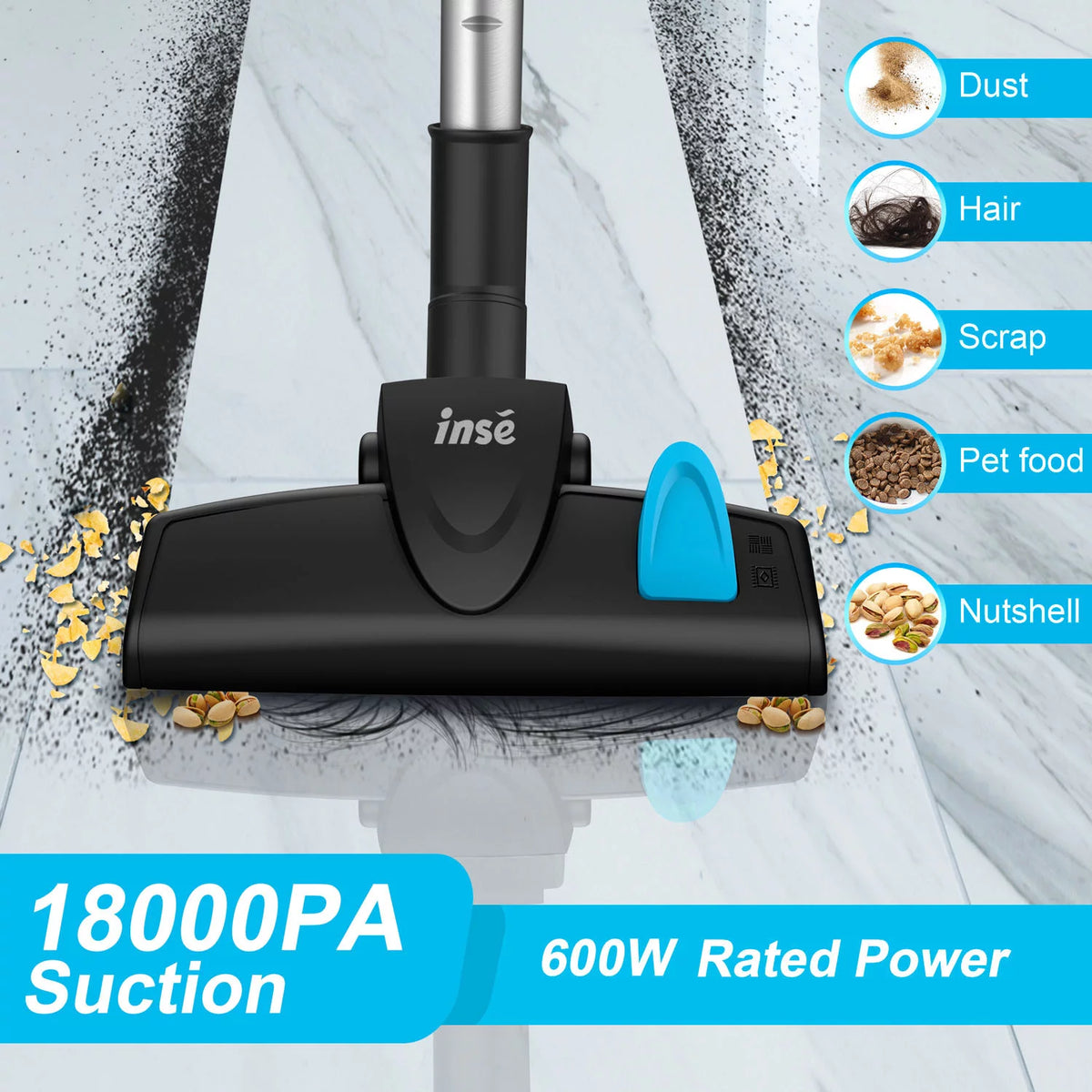 Corded 3 in 1 Stick Vacuum 18kPa 600W P9083