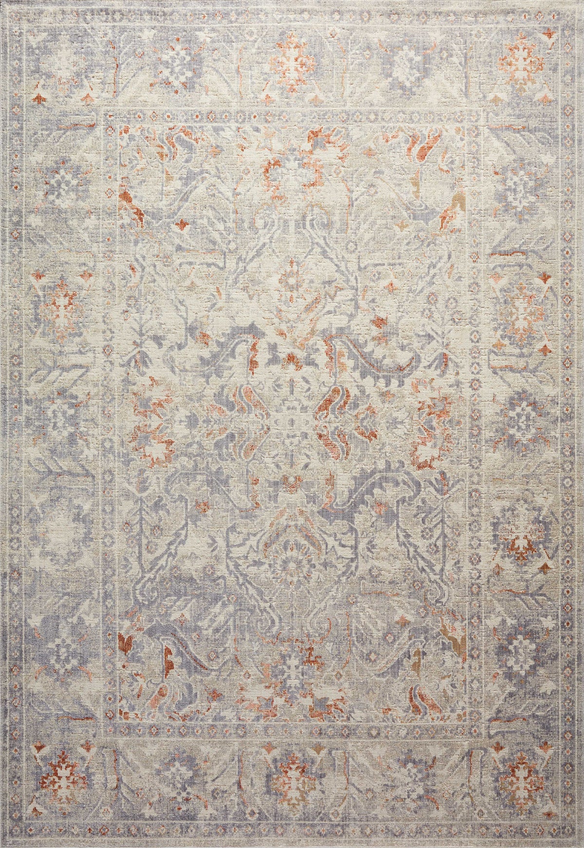 Oatmeal Lavender Rug 2'7 x 12'0 L581