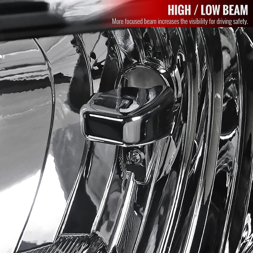 Euro Black Headlights Pair U913