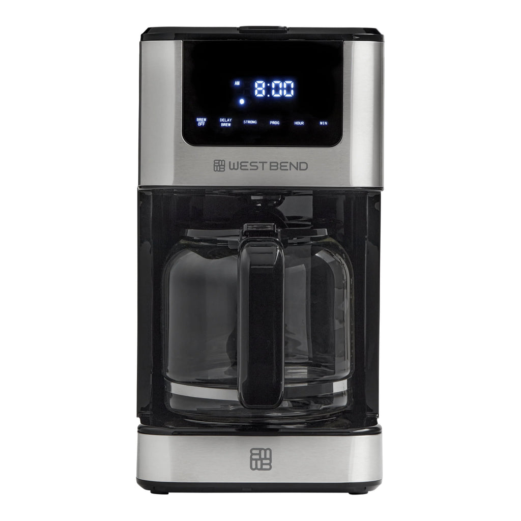 12 Cup Hot & Iced Stainless Steel Coffee Maker Z936953