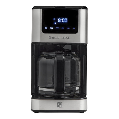 12 Cup Hot & Iced Stainless Steel Coffee Maker Z936953