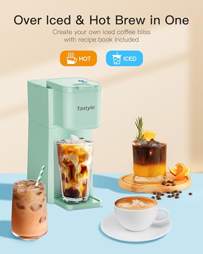 Mini Compact Single Serve Coffee Maker for K Cup and Ground T635998