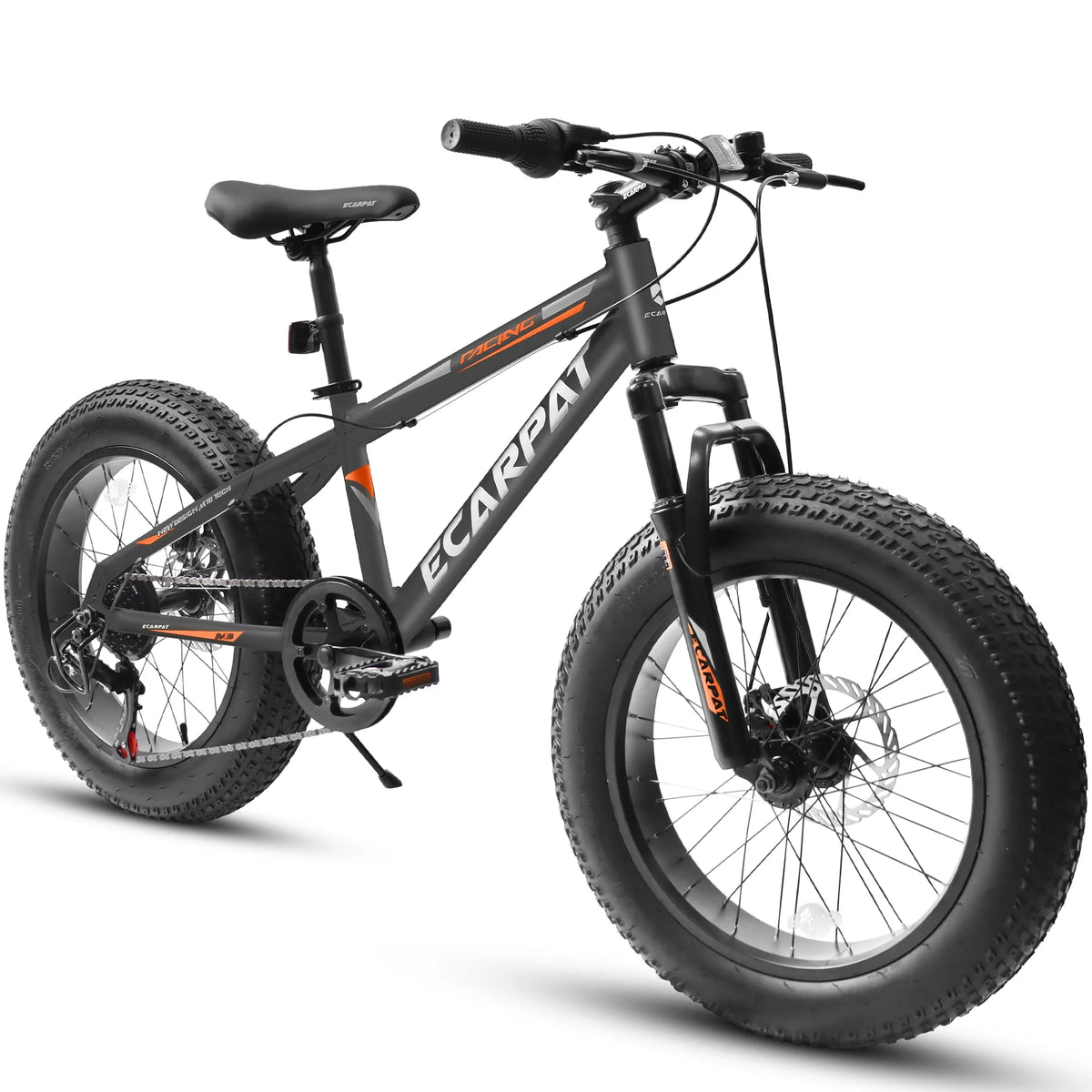 20 inch Black Kids Bike with Disc Brakes 7 Speed X504