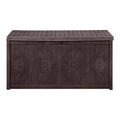 Brown 113 Gallon Plastic Deck Box O17181