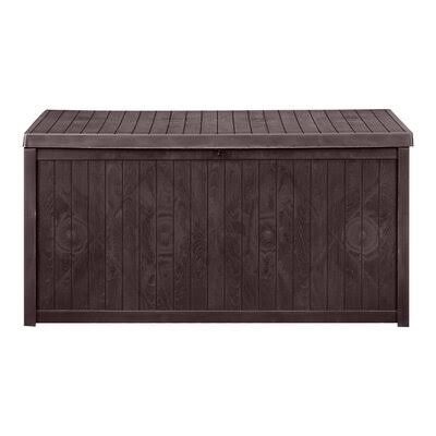 Brown 113 Gallon Plastic Deck Box O17181