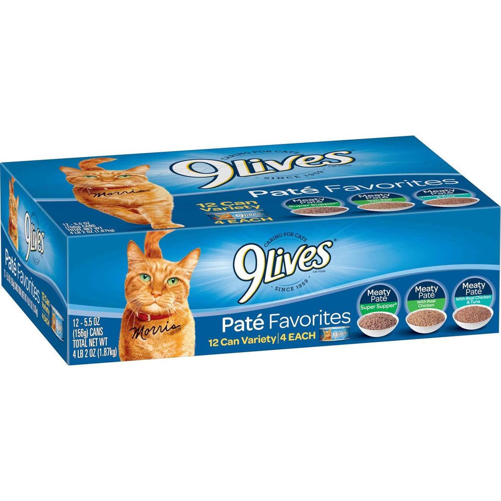 9Lives Favorites Wet Cat Food Variety Pack R2732