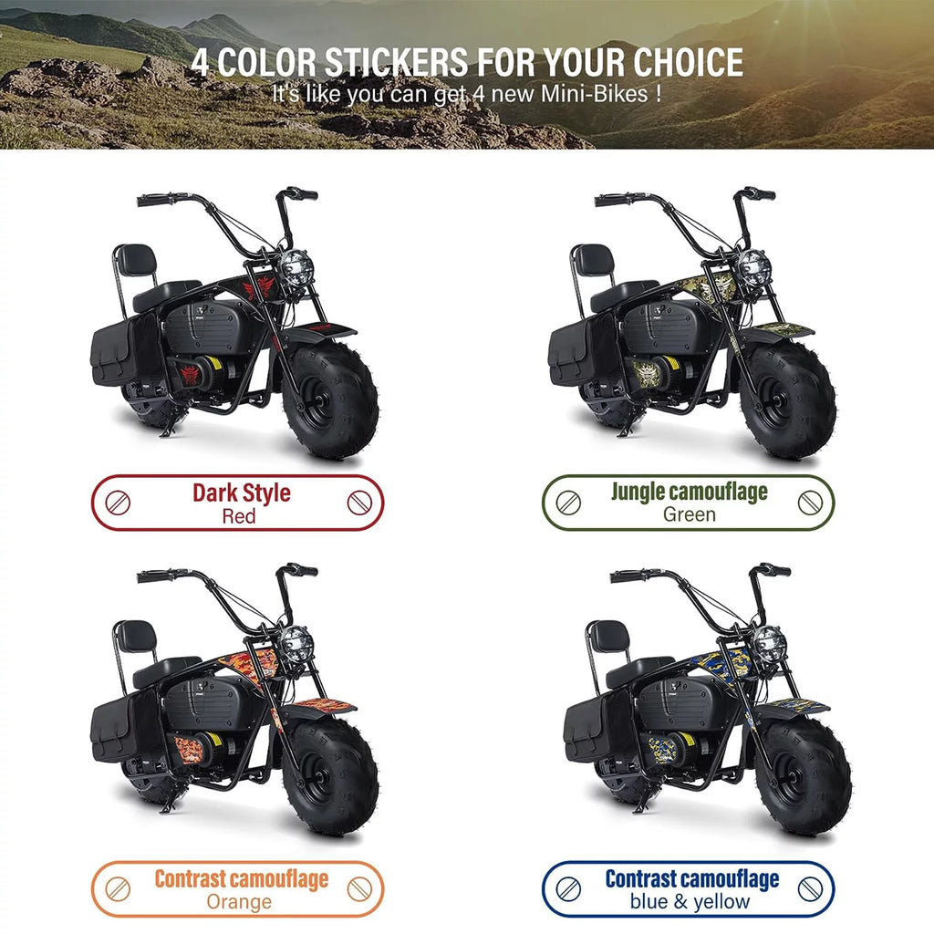 36V 1000W Camo Electric Mini Bike T761