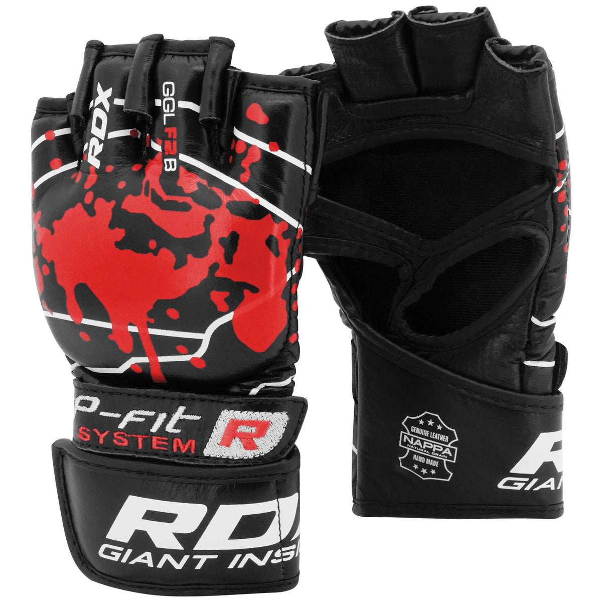 Small Cowhide Leather MMA Gloves V580211