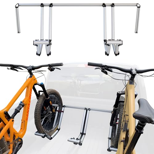 All-Aluminum Truck Bed 2 Bike Rack A6641