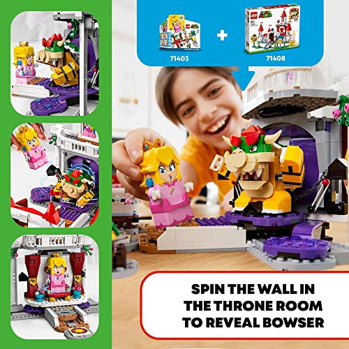Buildable Game Toy with Time Block Plus Bowser and Toadette Figures G8914