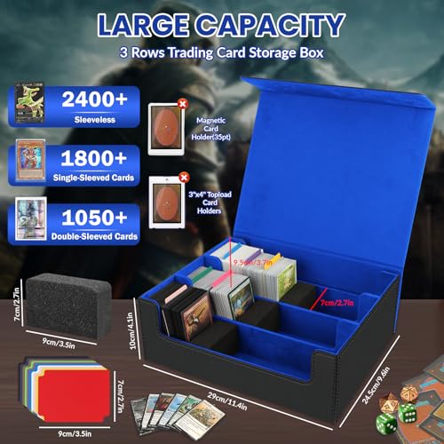 Trading Card Storage Box with Dividers L767742
