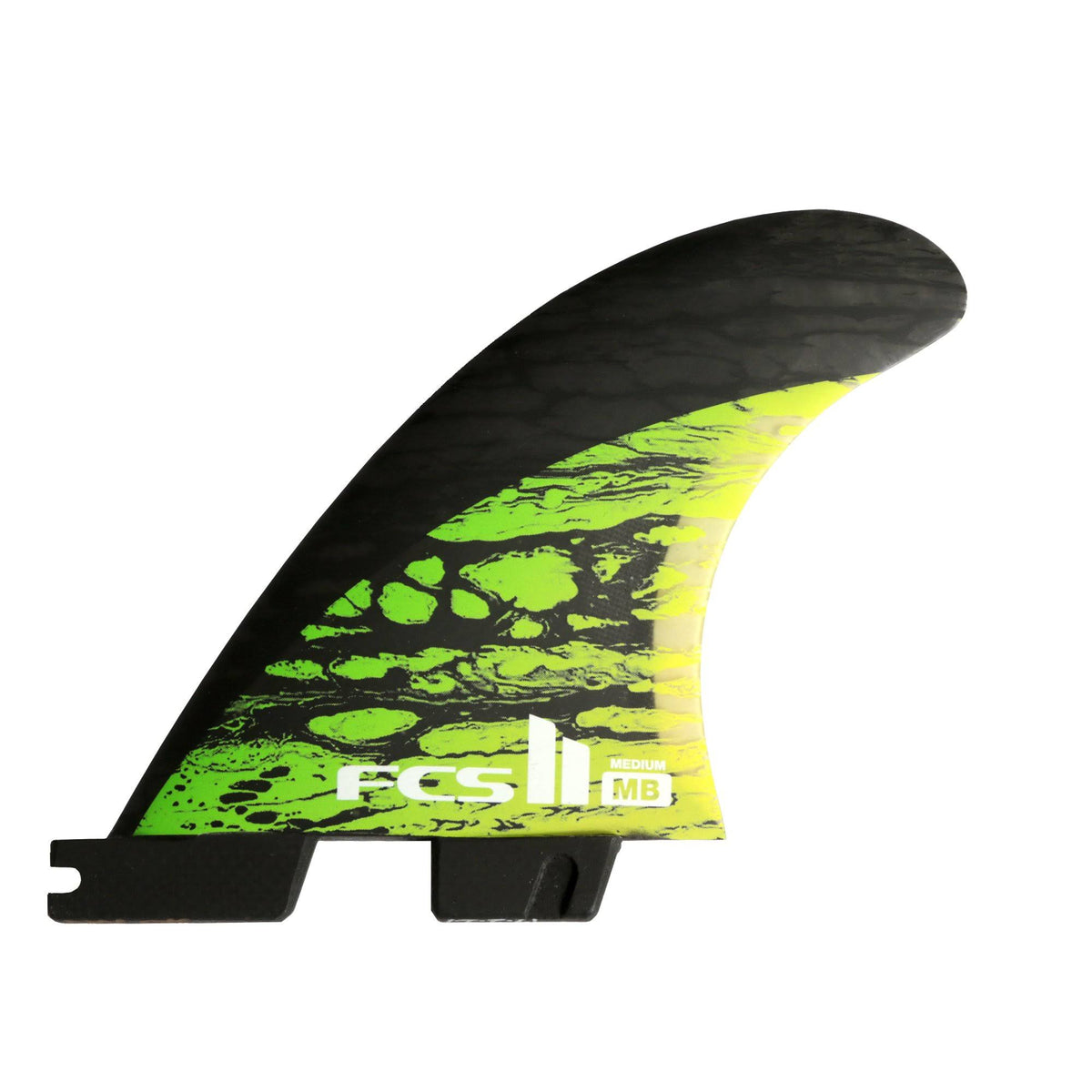 Green Medium PC Carbon Tri-Quad Fin Set M406165