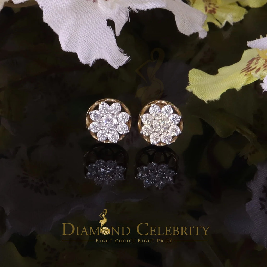 925 Silver Floral Stud Earrings X882