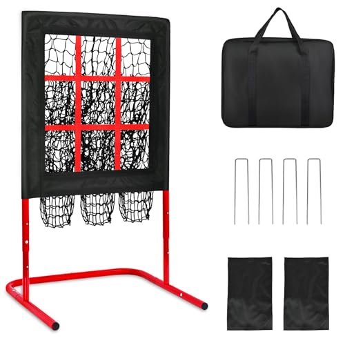 9 Hole Baseball Pitching Net with Strike Zone G4248