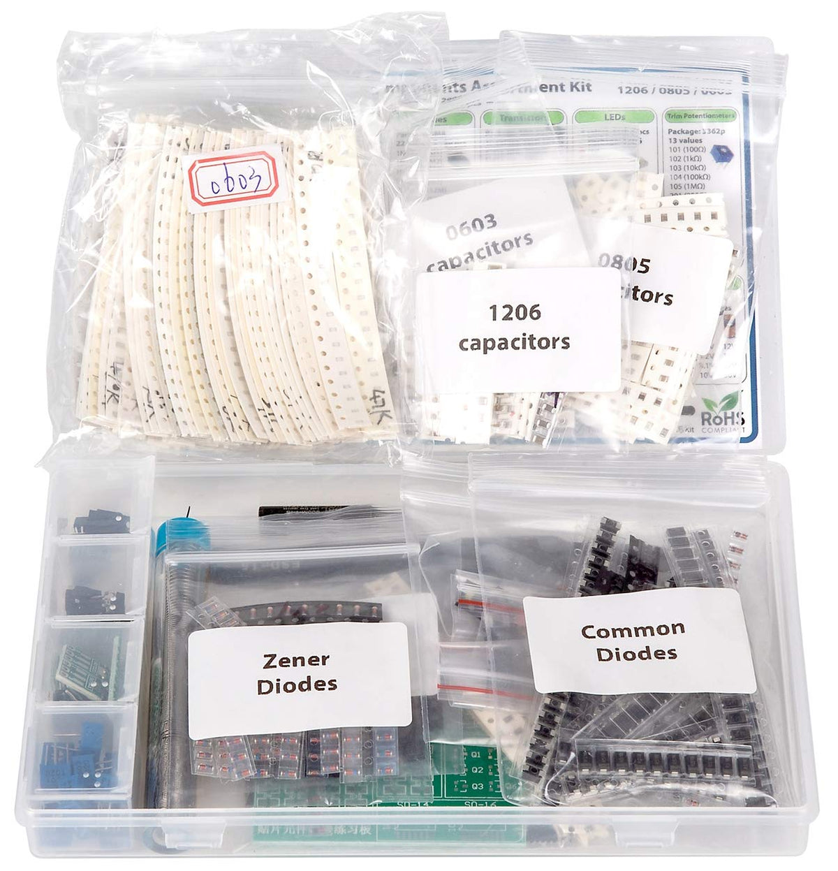 2900 pcs SMD Component Assortment Kit I94904