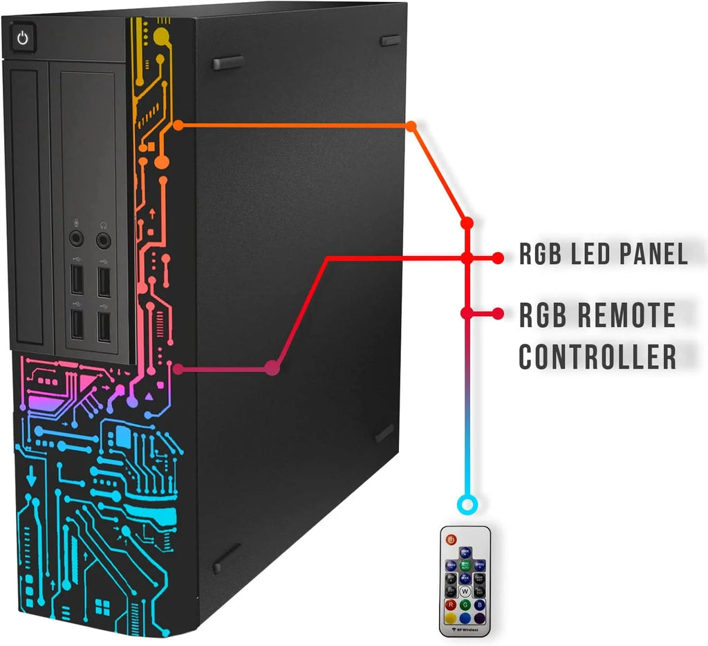 Restored Computer Desktop PC, Core i5, 8GB RAM, 500 GB HDD, 27 Inch 165Hz Gaming Monitor, Win 11 Home (Renewed) D3015