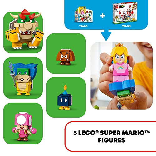 Buildable Game Toy with Time Block Plus Bowser and Toadette Figures G8914