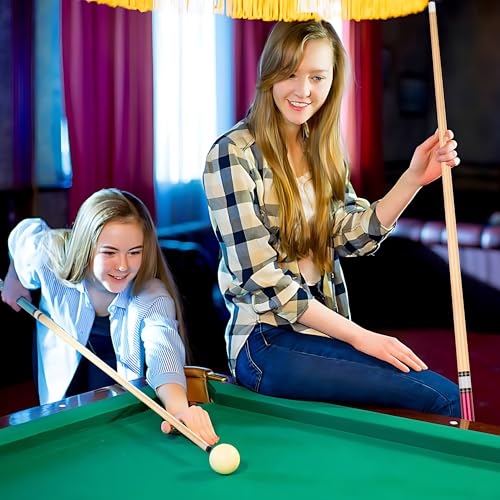 58 inch Pool Cue Stick with 13mm Fiber Leather tip 20oz J831994